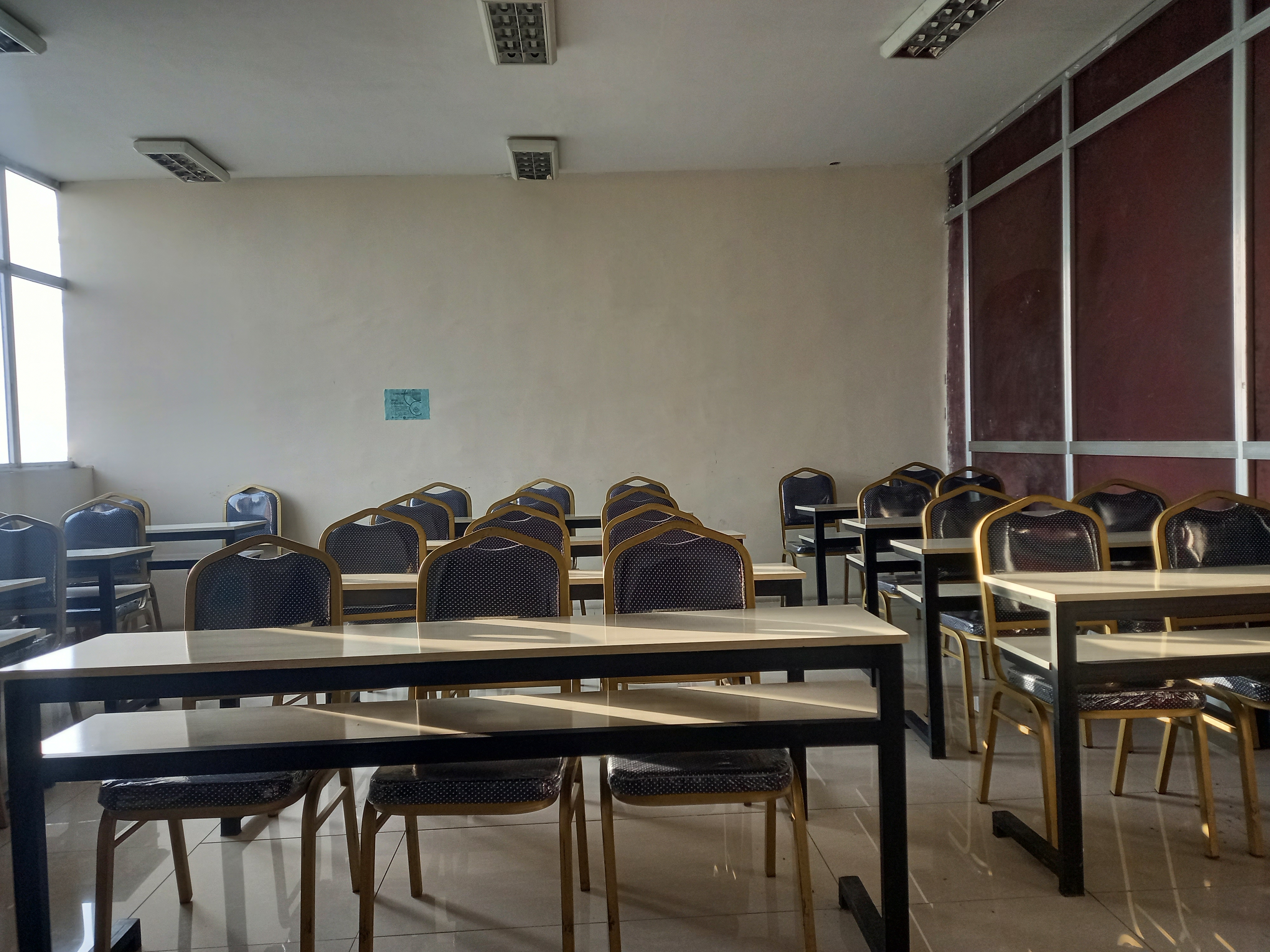 Students working on projects